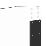 vidaXL Tête de lit Chêne noir 200 cm Bois d'ingénierie