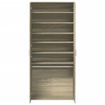 vidaXL Armoire à chaussures Chêne sonoma 80x39x178cm Bois d'ingénierie