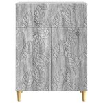 vidaXL Buffet Sonoma gris 66 x 34 5 x 90 cm Bois d'ingénierie