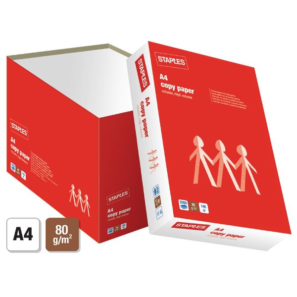 Papier A4 blanc 80g Copy Paper - Boîte de 2500 feuilles (boîte 2500 feuilles)