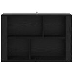 vidaXL Buffet Chêne noir 80 x 30 x 53 cm Bois d'ingénierie