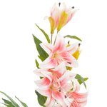 Vidaxl plante artificielle lys avec pot rose 90 cm