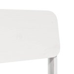 vidaXL Chaise de jardin blanc 60x52 5x72 cm bois de pin massif