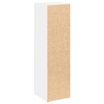 vidaXL Meuble de salle de bain avec porte-rouleau blanc 20 5x22x72 cm