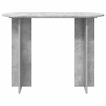 vidaXL Table console Gris béton 100 x 39 5 x 75 cm Bois d'ingénierie