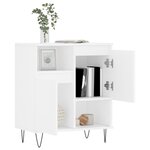 vidaXL Buffet Blanc 60x35x70 cm Bois d'ingénierie
