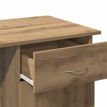 vidaXL Bureau chêne artisanal 100x50x76 cm bois d'ingénierie