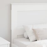vidaXL Tête de lit avec tête de lit Blanc 80 cm Bois d'ingénierie