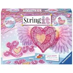String it maxi: 3d coeur - ravensburger - coffret complet en fil tendu - loisir créatif enfant diy - 2 modeles - des 8 ans