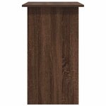 vidaXL Bureau Chêne marron 80x45x74 cm Bois d'ingénierie