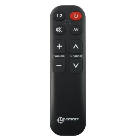 Télécommande universelle simplifiée GEEMARC TV5 - 7 touches programmables