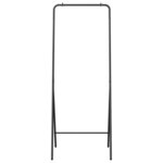 vidaXL Porte-vêtements Noir 60 x 53 x 155 cm Acier