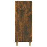 vidaXL Buffet chêne fumé 69 5x34x90 cm bois d'ingénierie
