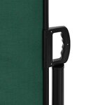 vidaXL Auvent latéral rétractable vert foncé 220x600 cm