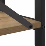 vidaXL Étagère Chêne artisanal 40 x 30 x 85 cm Bois d'ingénierie