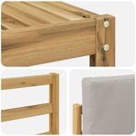 vidaXL Ensemble de canapés d'extérieur 9 pc Blanc et gris clair