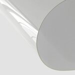 vidaXL Protecteur de table transparent 180x90 cm 1 6 mm PVC