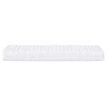vidaXL Lit de jour avec matelas gris clair 100x200 cm tissu
