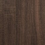 vidaXL Table de chevet chêne marron 45x50x50 cm bois d’ingénierie