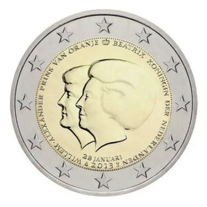 2 euros commémorative Pays-Bas 2013 - Abdication.