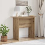 vidaXL Table console Chêne artisanal 93 x 40 x 75 cm Bois d'ingénierie