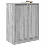 vidaXL Buffet sonoma gris 57x34x76 cm bois d'ingénierie
