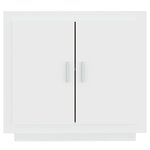 vidaXL Buffet Blanc 80x40x75 cm Bois d'ingénierie