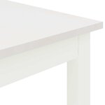vidaXL Table de salle à manger / Table de repas Blanc 180 x 90 x 75 cm