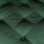 vidaXL Canapé modulaire 2 places vert 140x70x36 tissu