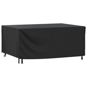 vidaXL Housse de salon de jardin noir 172x113x73 cm imperméable 420D