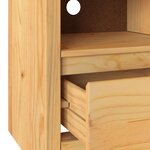 vidaXL Meuble TV Drammen Chêne 99 x 43 x 55 cm Bois de pin massif