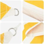 vidaXL Voile d'ombre 4 x 4 x 4 m 100   polyester Oxford Triangulaire