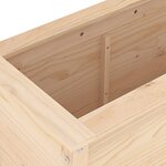 vidaXL Lit surélevé de jardin 119 5x40x78 cm bois de pin massif