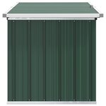 vidaXL Coffre de rangement de jardin Vert 129x67x65 cm