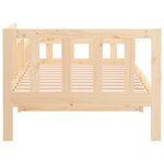 vidaXL Lit de jour 90x200 cm Bois de pin massif