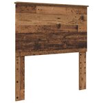 vidaXL Tête de lit Bois Ancien 90 cm Bois d'ingénierie