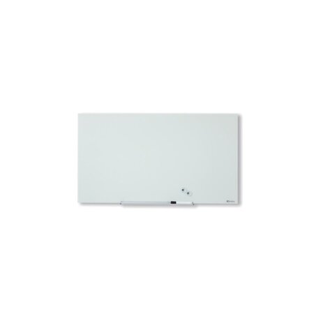 Diamond, tableau blanc mural, surface vitrée magnétique, 1 260 x 710 mm,  blanc brillant - La Poste