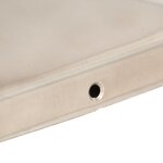 vidaXL Bouchons de poteau de clôture pyramidaux 6 Pièces Inox 81x81 mm