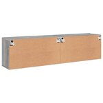 vidaXL Meubles TV muraux 2 Pièces sonoma gris 80x30x41 cm