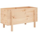 vidaXL Lit surélevé de jardin 101x50x57 cm bois de pin massif