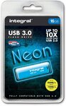 INTEGRAL Clé USB Neon Bleue usb 3.0 16 Go