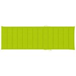 vidaXL Chaise longue double et coussins vert vif Bois de pin imprégné