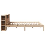 vidaXL Lit bibliothèque sans matelas 180x200 cm bois massif de pin