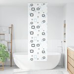 vidaXL Store enrouleur de douche avec cassette largeur du tissu 66 cm