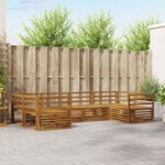 vidaXL Ensemble de canapés d'extérieur 6 Pièces Naturel