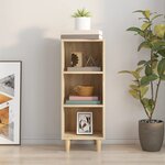 vidaXL Buffet Chêne sonoma 34 5x32 5x90 cm Bois d'ingénierie