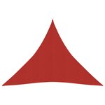 vidaXL Voile d'ombrage 160 g/m² Rouge 5x5x5 m PEHD