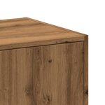 vidaXL Armoire d'apothicaire chêne artisanal bois d'ingénierie