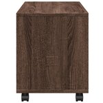 vidaXL Armoire roulante chêne marron 72x33x42 5 cm bois d'ingénierie