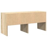 vidaXL Étagère à chaussures empilable chêne sonoma 89 5x30x40 cm